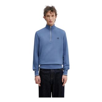 Fred Perry Hoodies & sweatvesten, Heren, Blauw, M, Sweatshirts