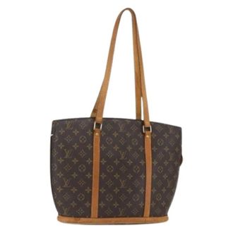 Louis Vuitton Pre-owned Tote Bags, female, Brown, Size: ONE SIZE Pre-owned Canvas Tote Bag