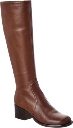 Sergio Rossi Aden 50 Leather Knee-High Boot