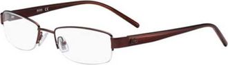 HUGO BOSS 0041 Optisch Montuur - unisex - Brillen - Rood - 49 MM - Accessoires