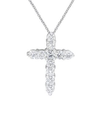 Diana M. Jewels Fine Jewelry 18K 1.20 Ct. Tw. Diamond Pendant Necklace