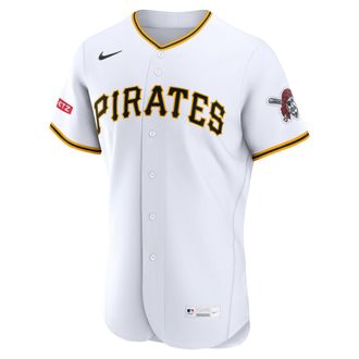 Nike Pittsburgh Pirates Nike Mens MLB Authentic Jersey in White | 8900PTHOPTB-38L