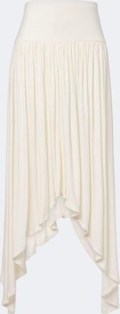 Aya Muse Elya asymmetric pleated midi skirt