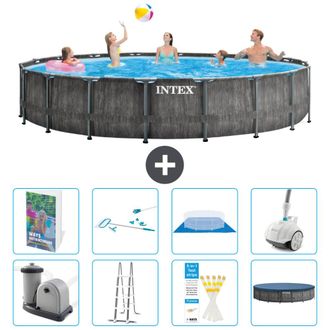 Intex Piscina Prism Frame Redonda - 549x122 Cm - 9-piezas S605