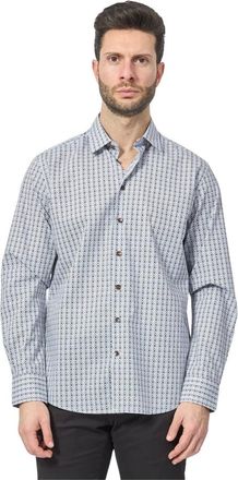 Bugatti Heren, Overhemden, Veelkleurig, Maat: XL Katoen