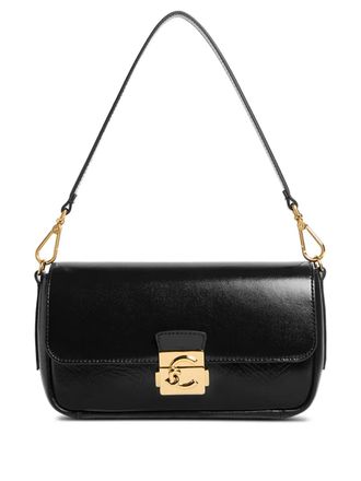 Coccinelle medium C-Me Lock shoulder bag - Black