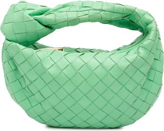 Bottega Veneta Jodie Top Handvat Geweven Leer