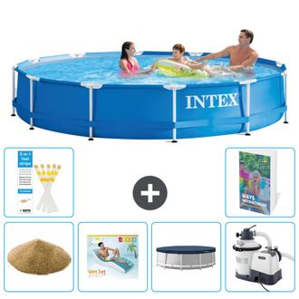 Intex Piscina Con Estructura Redonda - 366x76 Cm - 7-piezas S23
