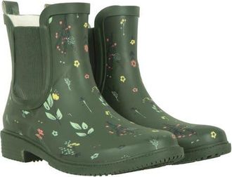 Mountain Warehouse Flowers Rubber Ankle Galoshes in Dark Khaki at Nordstrom, Size 9