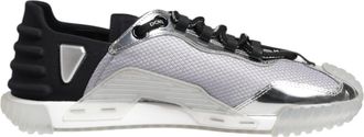 Dolce & Gabbana Silver Black Nylon NS1 Low Top Men Sneakers Mens Shoes (Pre-Owned)
