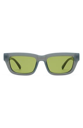 Le Specs Le Castle 54mm D-Frame Sunglasses in Shadow /Moss Mono at Nordstrom