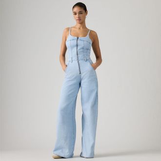 Levi's Bustier Jumpsuit - Womens - XS - Blue