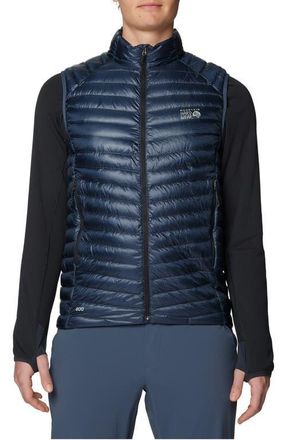 Mountain Hardwear Ghost Whisperer Packable 800-Fill-Power Down Vest in Moon Blue at Nordstrom, Size Xx-Large