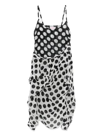 Charles Jeffrey Loverboy Hug midi-jurk - Wit