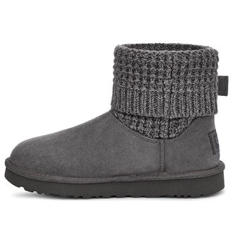 UGG (WMNS) UGG Classic Solene Mini Cozy Stay Warm Outdoor Casual Gray 1113463-CHRC