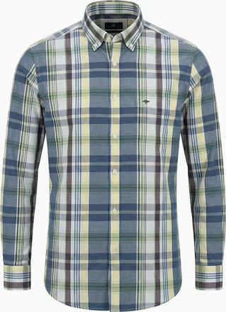 Fynch-Hatton Mens FYNCH-HATTON LONG SLEEVED SHIRT AUBERGINE - Purple - Size: 46