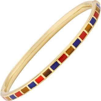 Jan Leslie Dash Bracelet Set In Sterling With 18K Gold Overlay in Multi Color at Nordstrom