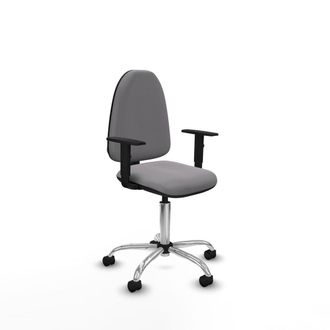 Piqueras y Crespo Piqueras Y Crespo A&yacute;na Cp Silla De Oficina Gris Base Cromada