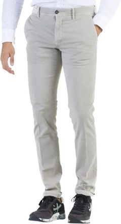 Incotex Accessoires - Heren - Chinos - Grijs - W35 - Broeken