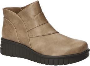 Easy Street Rayleen Wedge Bootie in Taupe at Nordstrom Rack, Size 8.5
