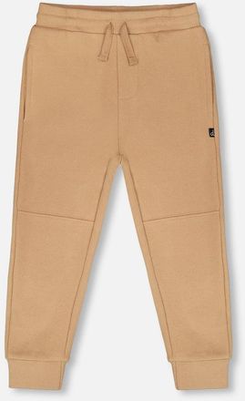 Deux par Deux French Terry Elastic Waist Sweatpants in Beige at Nordstrom, Size 24M