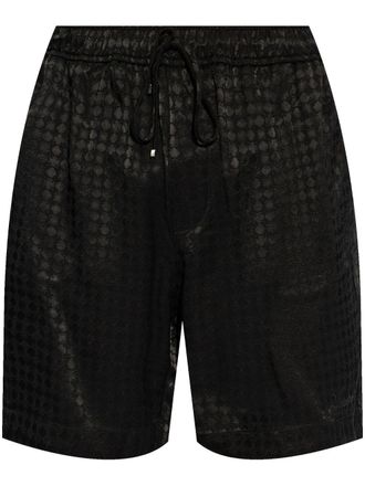 Amiri jacquard shorts - men - Viscose - S - Black