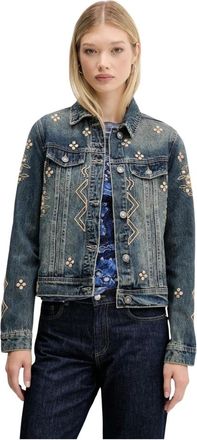 Desigual Giacca di Jeans Mirror - - Jackets - Donna - Blu - S