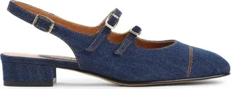 Carel Pumps, female, Blue, Size: 10 US Peche 25 Fabrics Mary Jane Pumps