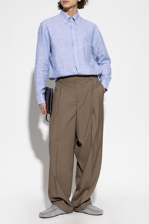 Etro Shirt With Pocket, Mens, Light Blue