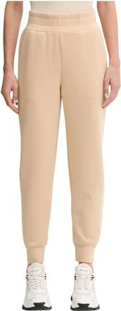Guess Broeken, Dames, Beige, M, Polyester, Trainingsbroeken