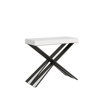 Itamoby Tavolo Consolle cagliari Allungabile In Legno Per Sala Da Pranzo -allungabile Fino A 300 Cm / Classic / Bianco Frassino