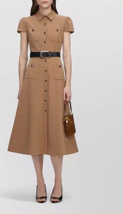 Self Portrait belted midi dress