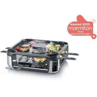 Severin RG 2379 Grill per Raclette Inox 1900 W 8 Padelle