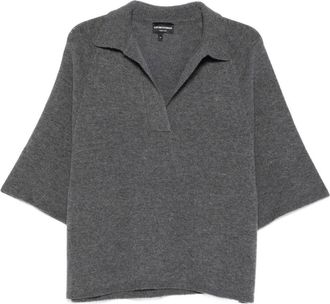 Emporio Armani Womens Capsule T-Shirts And Polos Grey
