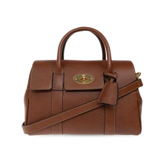 Mulberry Small Bayswater Satchel - Dames - Tassen - Bruin - Maat: ONE Size Leer