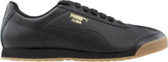Puma Mens Roma Basic Sneaker, Black-teamgold, 6.5 UK