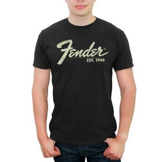 Fender Mens Fender Distressed Logo Graphic T-Shirt in Black at Nordstrom, Size Xx-Large