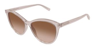 Saint Laurent SL 456 011 Womens Sunglasses Brown Size 57 - Free RX Lenses - Free RX Lenses