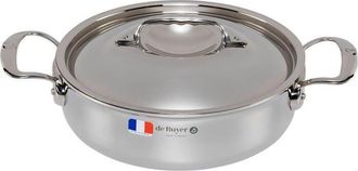 De Buyer Cacerola Baja Con Tapadera Affinity 24cm 3741.24