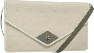Dior Pre-owned Clutches, female, White, Size: ONE SIZE Pre-owned Vintage Shoulder Bag