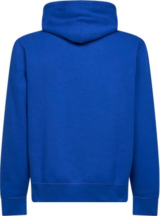 Polo Ralph Lauren Mens Pacific Royal Cotton Blend Hoodie Blue Sweatshirts Sweater