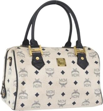 MCM Pre-owned Handbags, female, White, Size: ONE SIZE Pre-owned Hand Bag