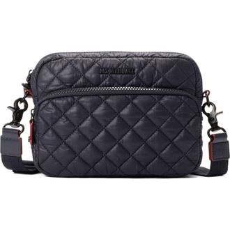 MZ Wallace Small Metro Quilted Nylon Camera Bag in Black at Nordstrom