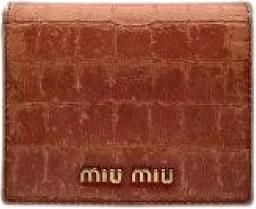 Miu Miu Pre-owned Leren Portemonnee - Dames - Vintage Accessoires - Oranje - ONE Size - Leer - Vintage