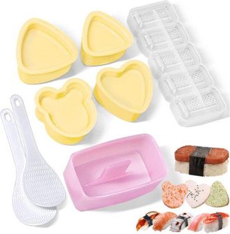 OEM Molde Para Onigiri, 8 Piezas, Molde Para Onigiri, Molde Para Bolas De Arroz, Molde Para Onigiri, Formas De Onigiri, Moldes Para Sushi Onigiri