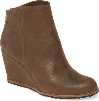 Linea Paolo Wesley Wedge Bootie in Dk Olive at Nordstrom Rack, Size 7.5