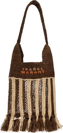 Isabel Marant Isabel Marant, Shoulder Bags, female, Brown, Size: ONE SIZE Praia Small Shoulder Bag