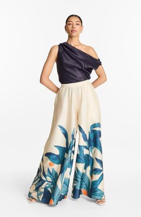 Diarrablu High Waisted Jant Pants Zest in Zest Navy at Nordstrom, Size Xx-Large