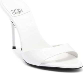 Jeffrey Campbell Ce-Soire Slide Sandal in New White Patent at Nordstrom, Size 8.5