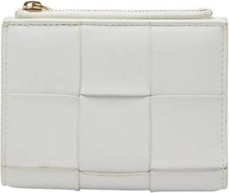 Bottega Veneta Pre-owned Wallets, female, White, Size: ONE SIZE Pre-owned Leather Wallet